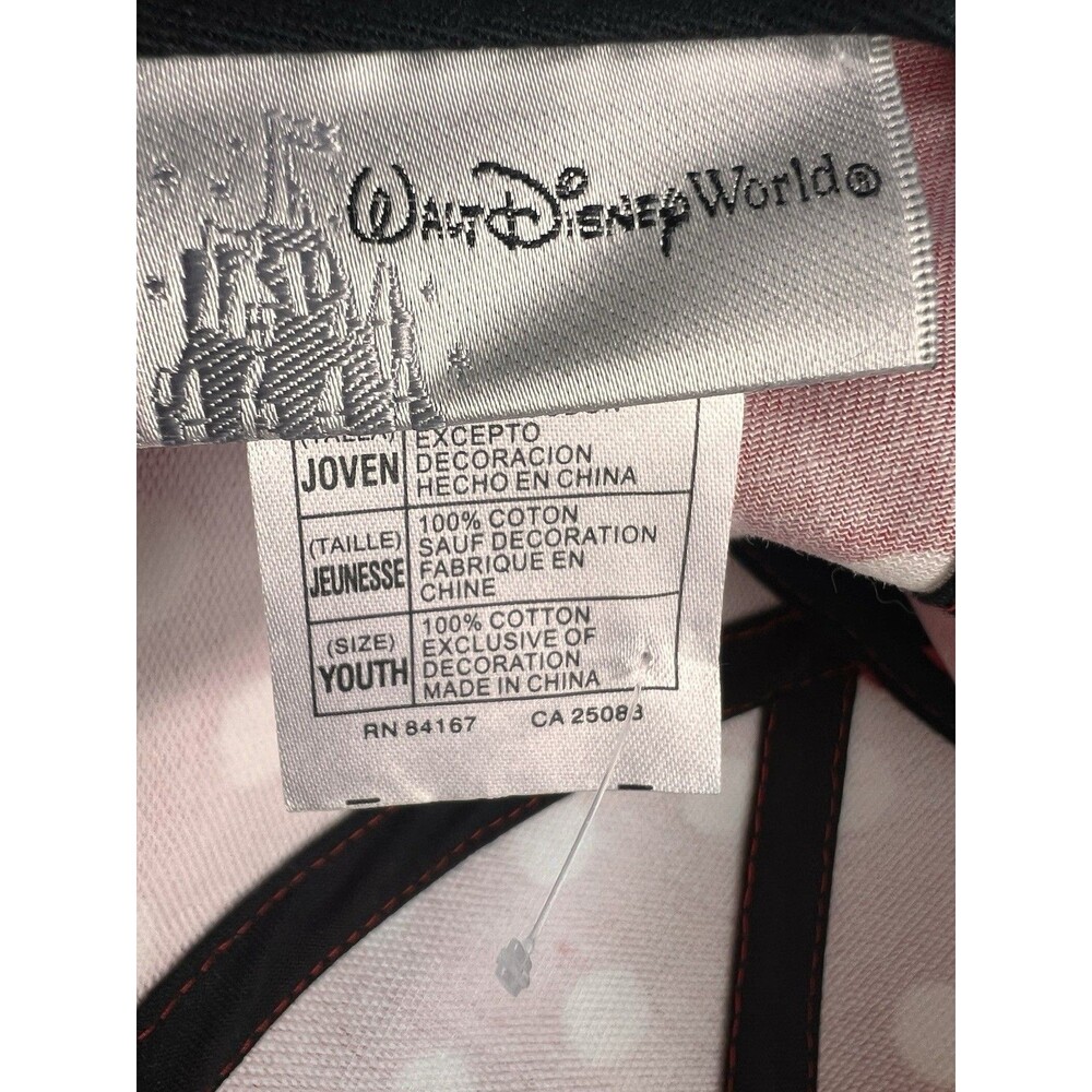 Disney Parks Minnie Baseball Snapback Cap W/ Ears And Bow Small Flaw Youth READ - Picture 9 of 10